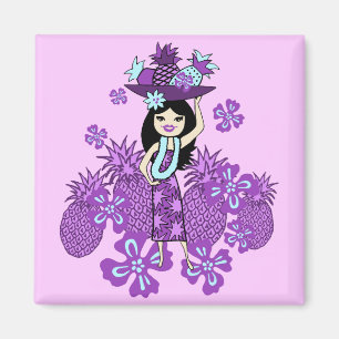 Íman Magnetos tropicais de Pineapple Luau