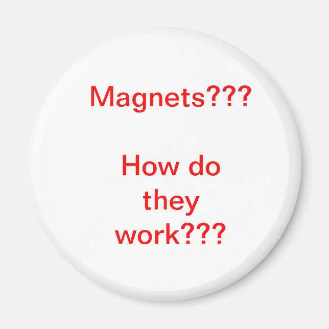 Íman Magnets?? Como funcionam?? (Frente)