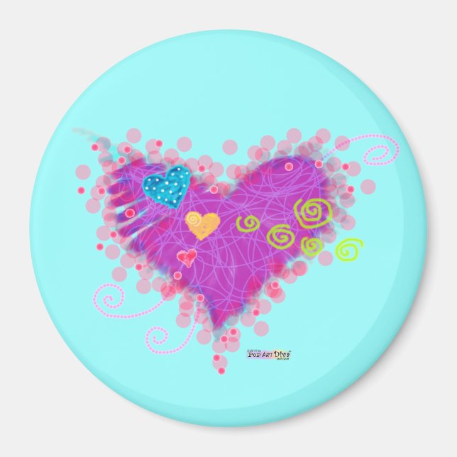 ÍMAN MAGNETS - CORAÇÃO UM FOGO! (Frente)