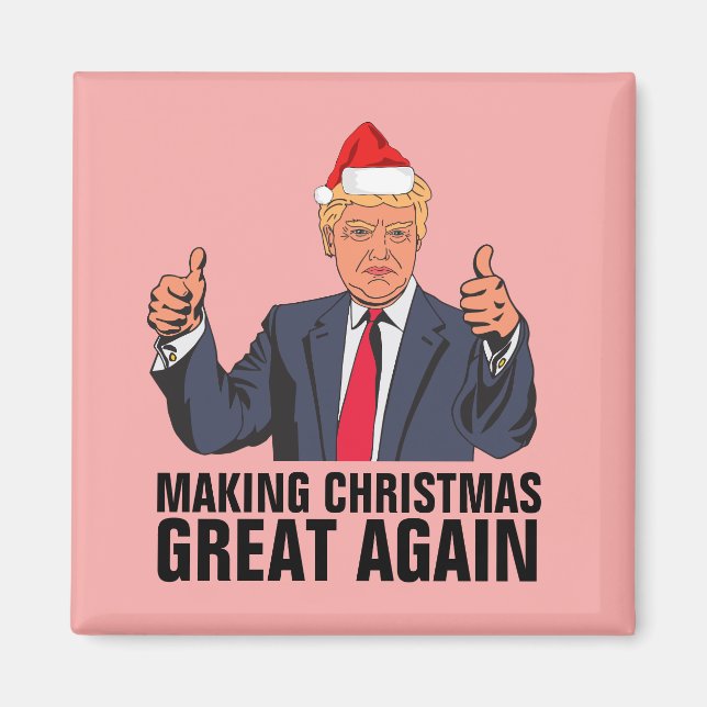 ÍMAN MAGNETS DE NATAL DE TRUMP DONALD (Frente)