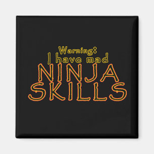 Íman Magnets de Piada Ninja engraçado