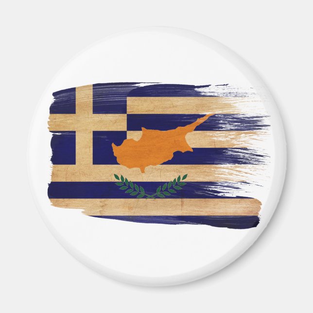Íman Magnets para pavilhão grego Chipre (Frente)