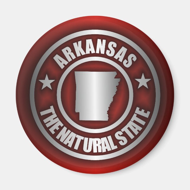 Íman Magnets (Red) "Arkansas Steel" (Frente)