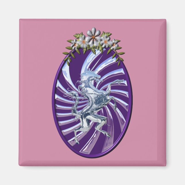 Íman Magnífico Unicórnio Mítico (Frente)