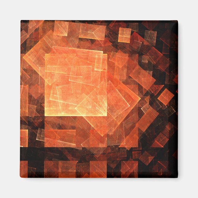 Íman Magnitude Abstrato de Arte Leve da Janela (Frente)