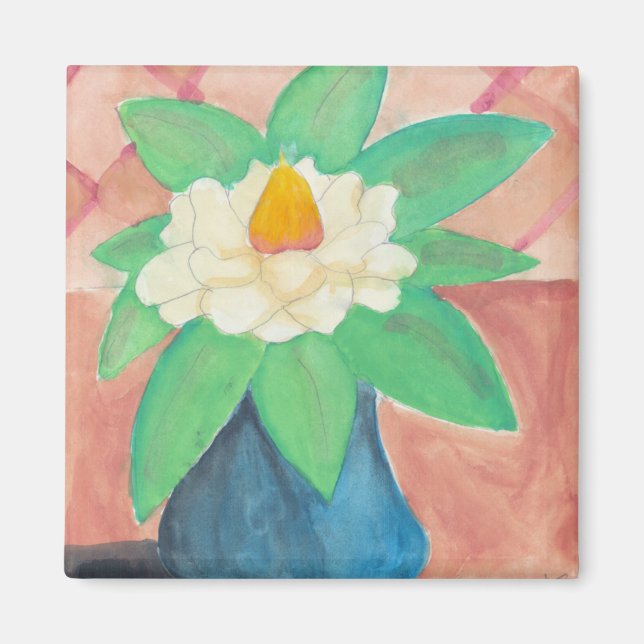 Íman magnólia (Frente)