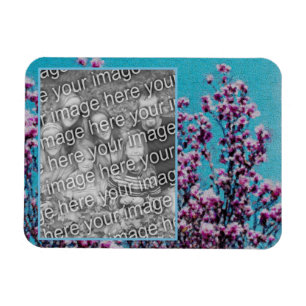 Íman Magnolia Blossomo Blue Sky Pintura Adicionar Sua F