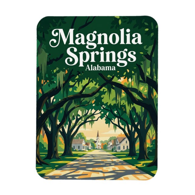 Íman Magnolia Springs EUA (Vertical)