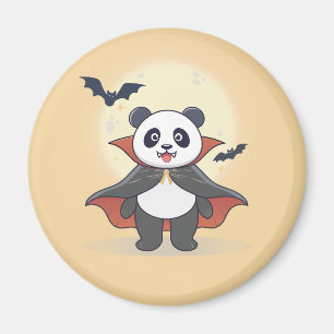 Íman Mago Panda Caprichoso com Chapéu Mágico