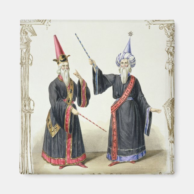 Íman Magos no Carnaval de Berlim, 1836 (cor) (Frente)
