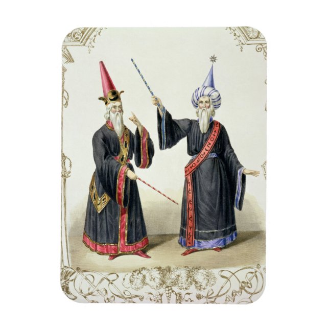 Íman Magos no Carnaval de Berlim, 1836 (cor) (Vertical)