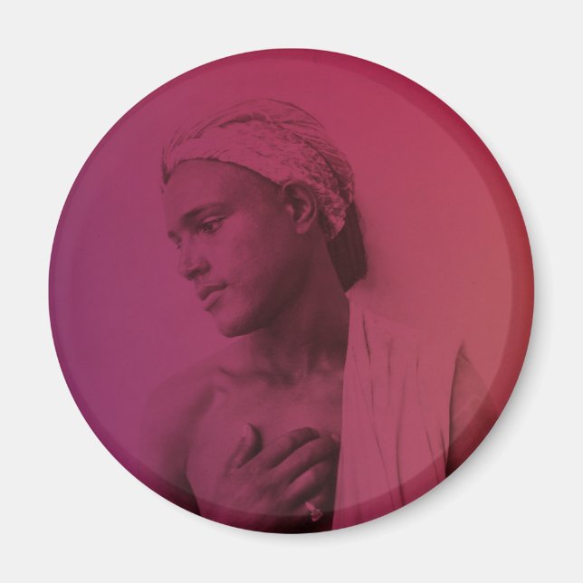 Íman Magrebe Vermelho Rosa Vermelho Tunisino Djerba Boy (Frente)