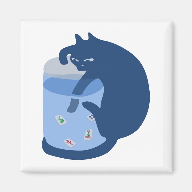 Íman Mah Jong Cat (Frente)