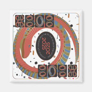 Íman Mah Jongg Cobra 2025 Magnet