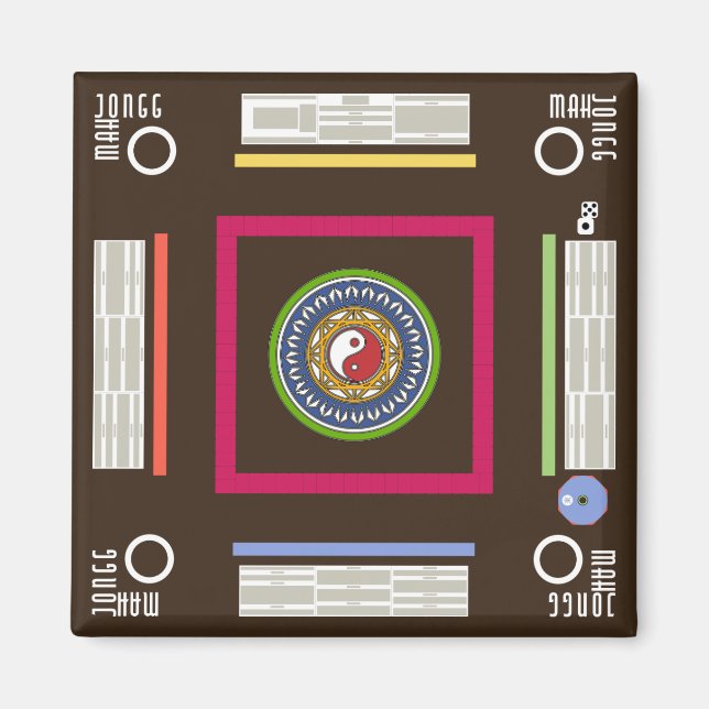 Íman Mah Jongg Game Magnet (Frente)