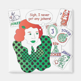 Íman Mah Jongg Jokers Magnet