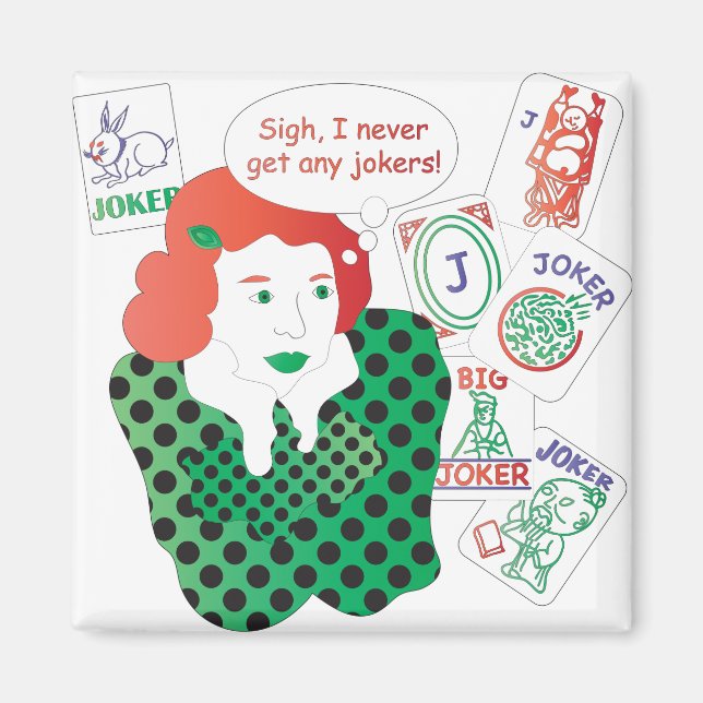 Íman Mah Jongg Jokers Magnet (Frente)