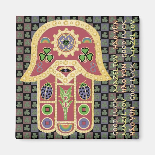 Íman Mah Jongg Lucky Magnet (Frente)