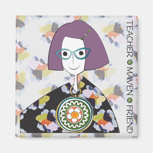 Íman Mah Jongg Maven Magnet (Frente)