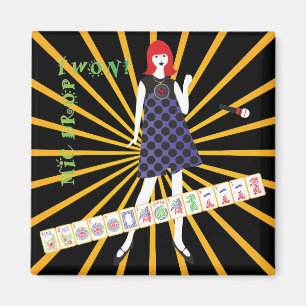 Íman Mah Jongg Mic Drop Magnet