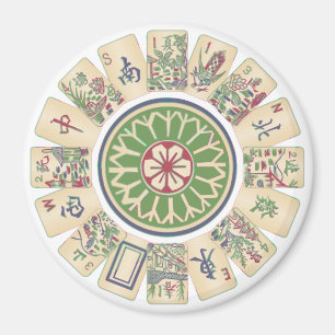 Íman Mah Jongg One Dot Magnet