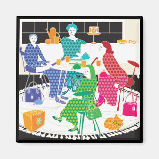 Íman Mah Jongg Polka-Dots Magnet