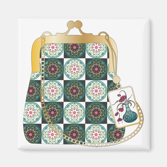 Íman Mah Jongg Purse Magnet (Frente)