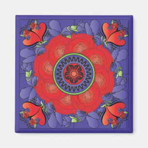 Íman Mah Jongg Rosa Magnet