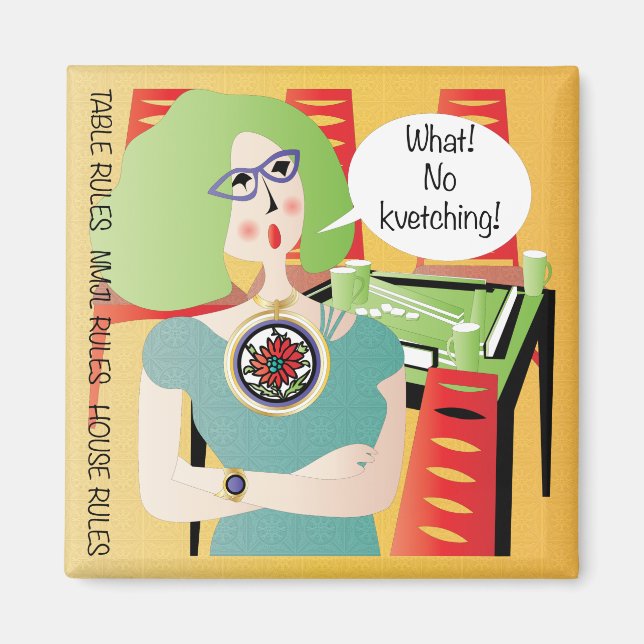 Íman Mah Jongg Sayings Kvetching (Frente)