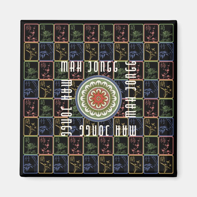 Íman Mah Jongg Um Ponto (Frente)