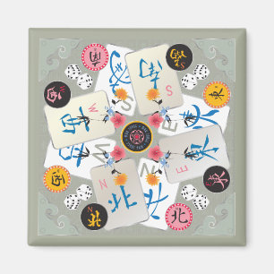 Íman Mah Jongg Winds Magnet