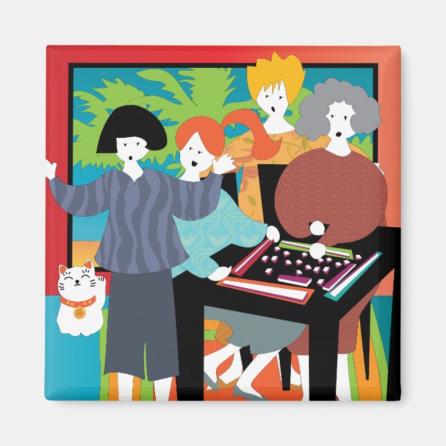 Íman Mah Jongg Winner Magnet (Frente)