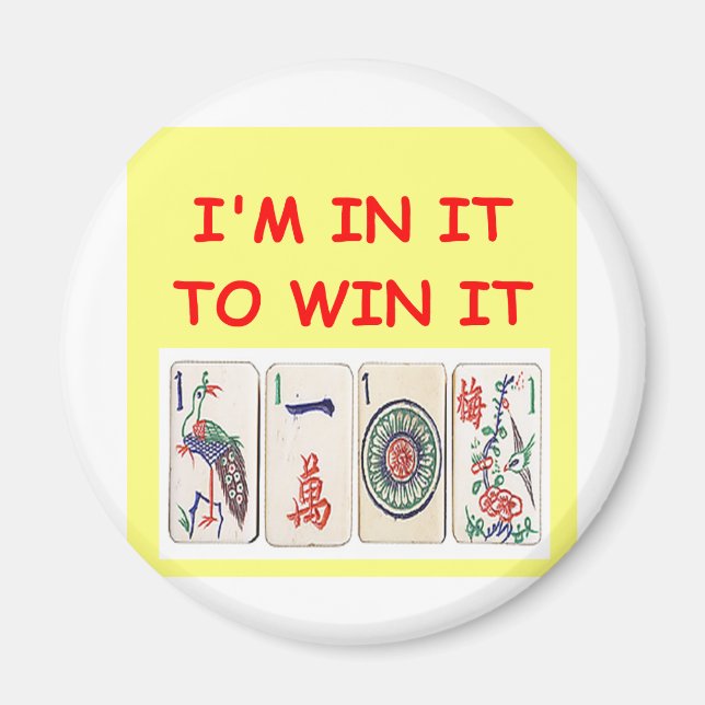 Íman mahjong (Frente)