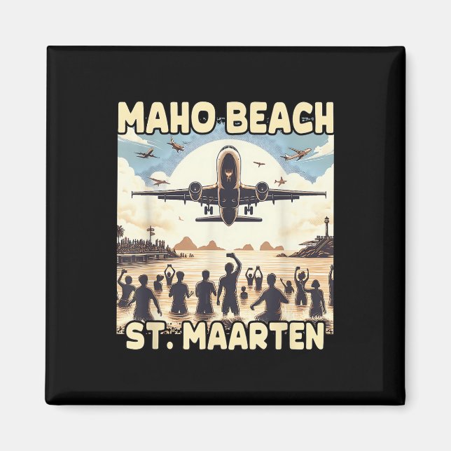 Íman Maho Beach Rua Maarten (Frente)