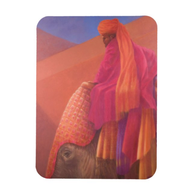 Íman Mahout e Elefante (Vertical)
