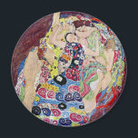 Íman Maiden (Virgem), Gustav Klimt, Vintage Art Nouveau<br><div class="desc">A Maiden (também conhecida como A Virgem) (1913), de Gustav Klimt, é uma pintura de retrato simbolista da Era Vitoriana Art Nouveau. Várias mulheres bocejando, esticando e dormindo em uma cama coberta de cobertores coloridos de padrão de mosaico. Sobre o artista: Gustav Klimt (1862-1918) era um pintor simbolista austríaco e...</div>