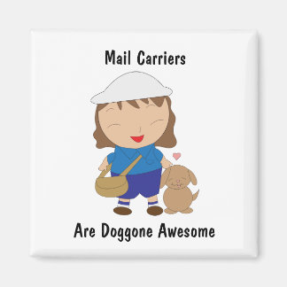 Íman Mail Carrier Female Personalizar Incrível