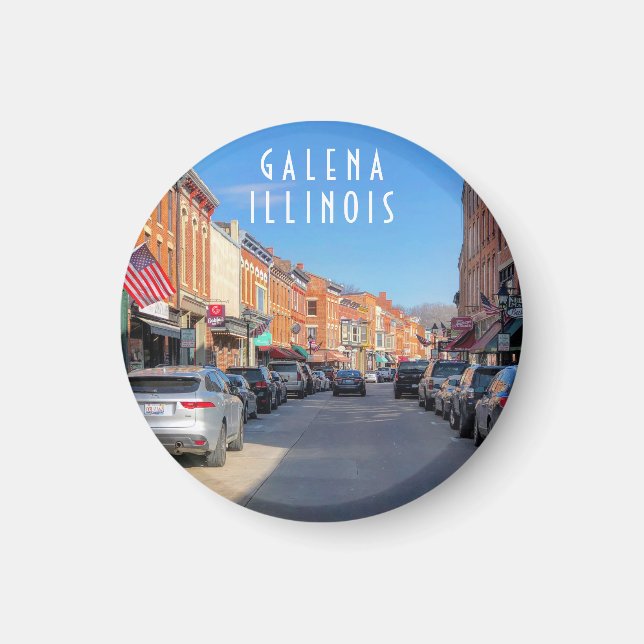 Íman Main Street Galena Illinois (Frente)