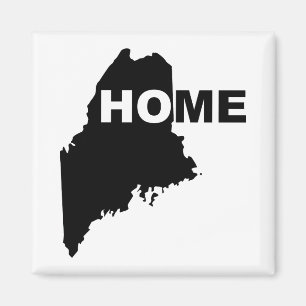 Íman Maine Afasta-Se Da Imã de geladeira Do Estado