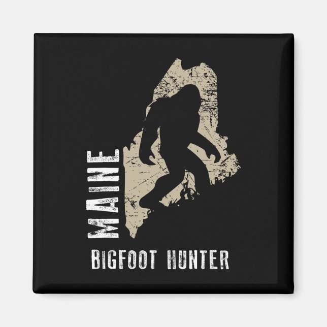 Íman Maine Bigfoot Hunter (Frente)