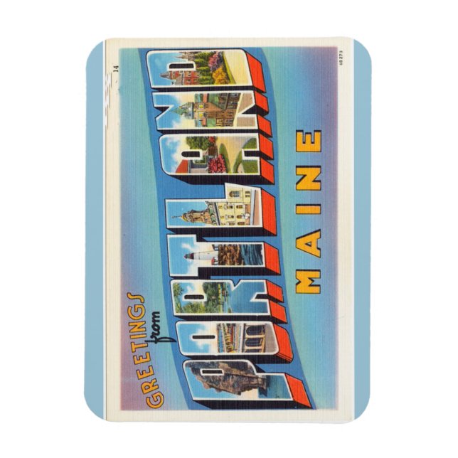 Íman Maine, Portland Magnet (Vertical)
