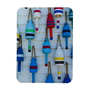 Íman Maine, Stonington, bóias de lagosta decorativas