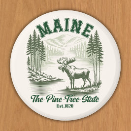 Íman Maine the Pine Tree State