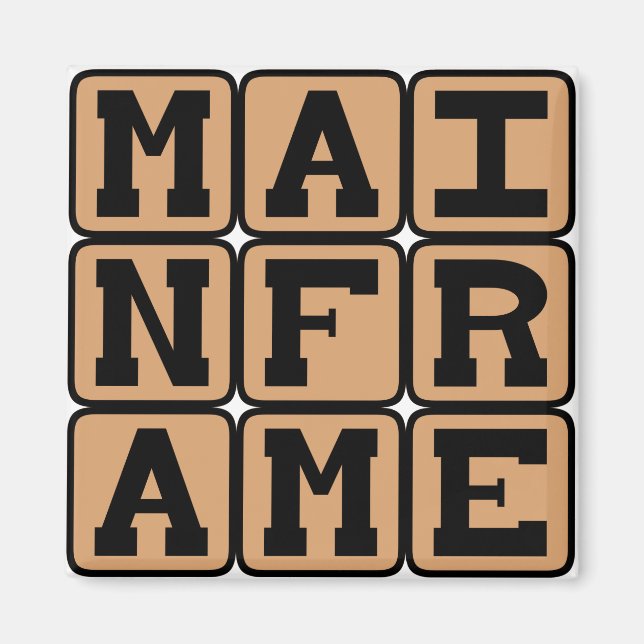 Íman Mainframe, computador grande (Frente)