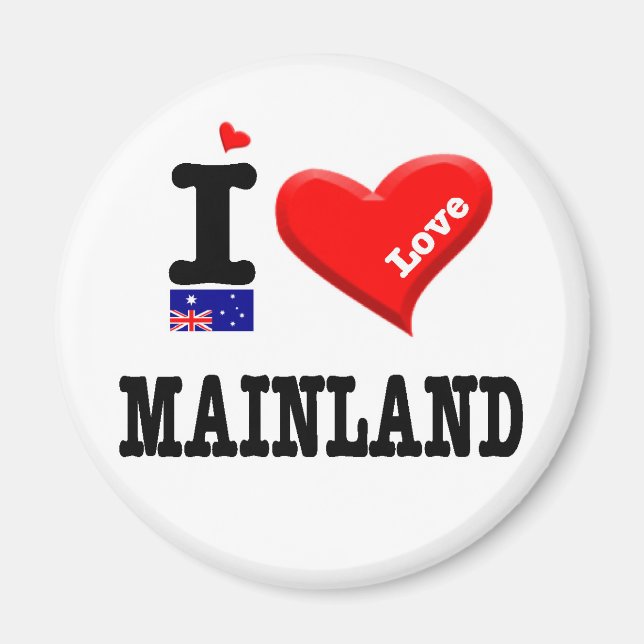Íman MAINLÂNDIA - Eu Amo (Frente)