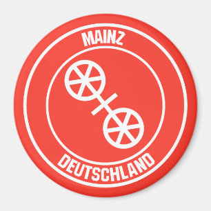 Íman Mainz Round Emblem