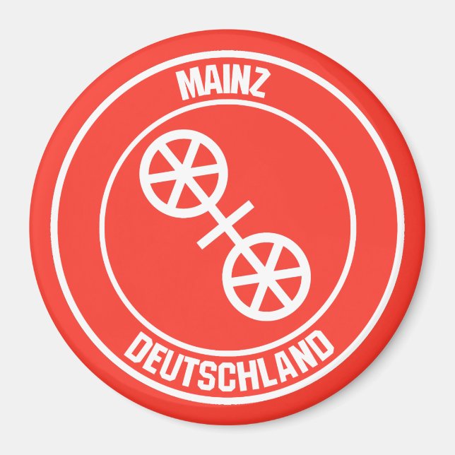 Íman Mainz Round Emblem (Frente)