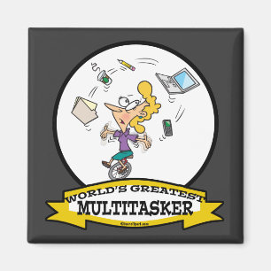 ÍMAN MAIOR CARTÃO DE MULHERES MULTITAREFAS DO MUNDO