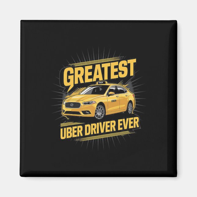 Íman Maior Driver De Uber Engraçado Com Driver De Uber  (Frente)