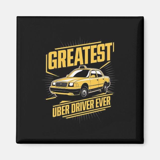 Íman Maior Driver De Uber Engraçado Com Driver De Uber (Frente)